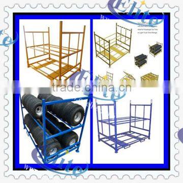Mobile Semi Trailer Spare Tire Rack for Warehouse photo-2