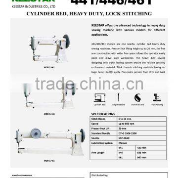 KEESTAR 446 Long Arm Single Needle Lockstitch Extra Heavy Duty Industrial Leather Bag Sewing Machine photo-2