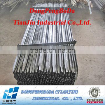 DPBD electro/hot dipped galvanized peach post star picket