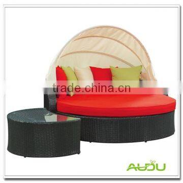 Audu Elegant Daybed/Elegant Nice Round Daybed With Side Table