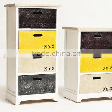 home furniture 2/3/4 drawers antique wooden cabinet