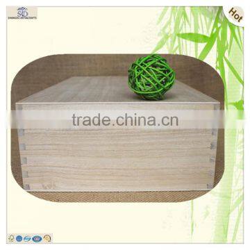 Natural Color 2 3 12 Bottles Hinge Antique Wooden Wine Boxes photo-2