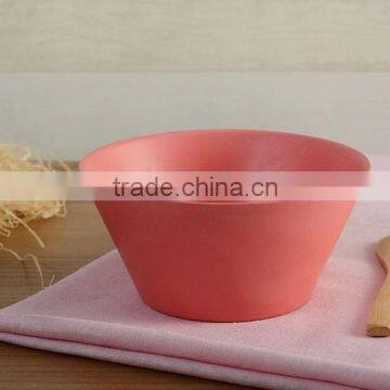 Christmas custom bamboo fiber salad bowl