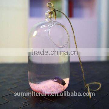 Transparent Flower Glass Vase Anique Hanging Glass Vase photo-4