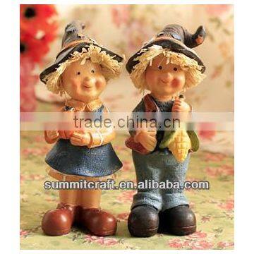 Witch Hat polyresin miniature people couple