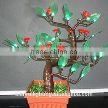 Christmas holiday lighting supplier Artificial mini tree with led lights