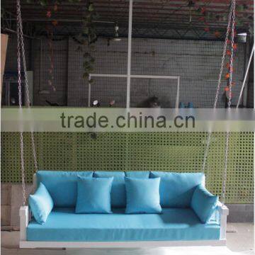 Modern Style Patio Furniture Outdoor Bed White Swing Sofa Chair photo-2