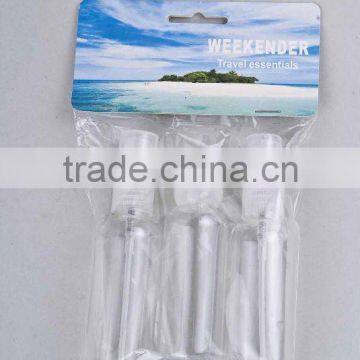 convenient travel bottle set