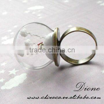 Hot Sale DIY Jewelry Dandelion Glass Ball With Wish Pendant photo-6