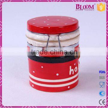 Iron Desgin Ceramic Christmas Wholesale Cookie Jars photo-4