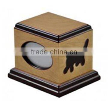 Beloved Pet Bone Ash Wooden Cremation Urn With Reasonable Price