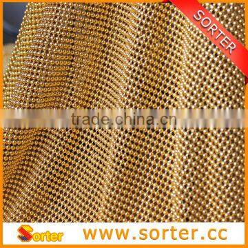 competitive price cafe curtain metallic sequin fabric gold curtain