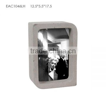 Scandinavian Modern double Side Concrete Photo Picture frame for wedding gifts