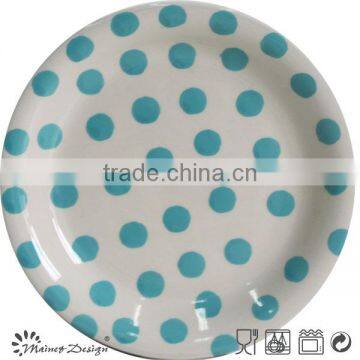 Green Ceramic Stoneware Dinner Plate photo-4
