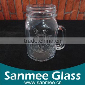 Factory Supply Hot Selling Mason Jar/Small Glass Water Bottle