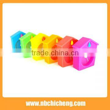 House Shape Silicone Alarm Clock, Colorful Mini Clock, Silicone Table Clock photo-2