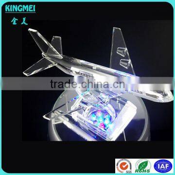 Crystal Airplane Model With Led Base photo-3