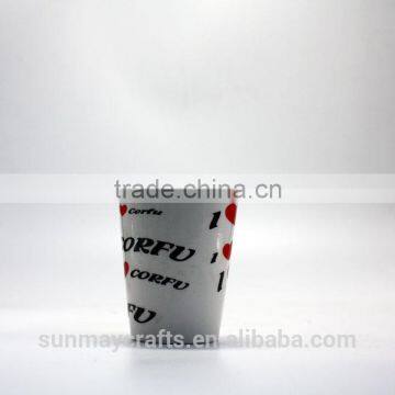OEM High Quality Custom I Love Corfu Souvenir Ceramic Cup for Sale photo-4