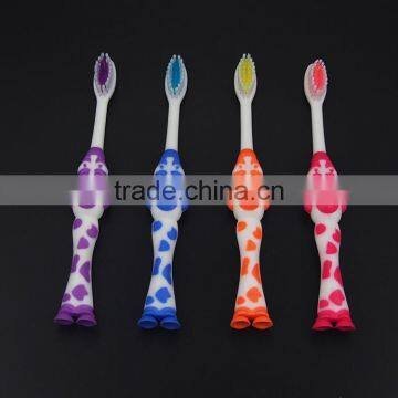 Top Quality New Design for Adult Anti Bacterial Animal Kids Toothbrush With Cover photo-6