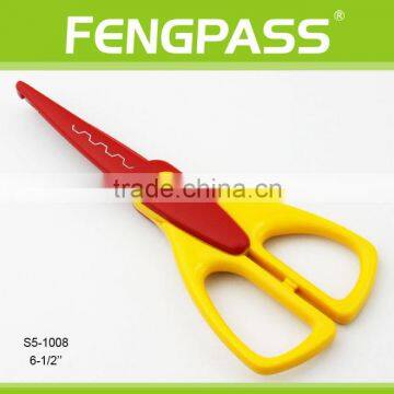 S5-1008 6.5 inch 2Cr13 Stainless Steel Blade With Plastic Handle Cuticle Scissors