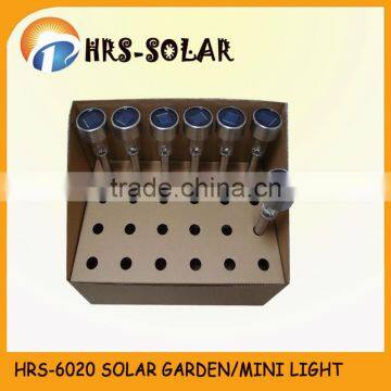 garden solar bollard light