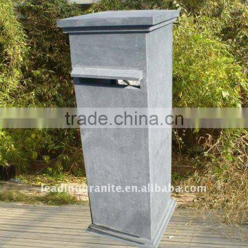 blue limestone letterbox