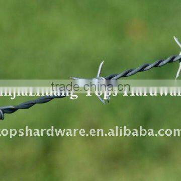 50kg/roll galvanized barbed iron wire