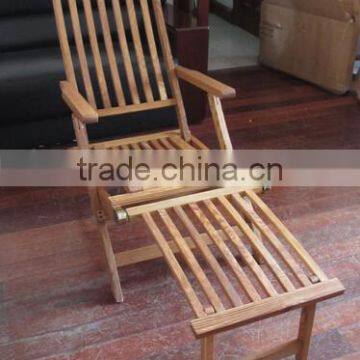 Outdoor Wooden Beach Chair With Arm or Without Arm Folding Chair Foladable Garden Chair photo-6