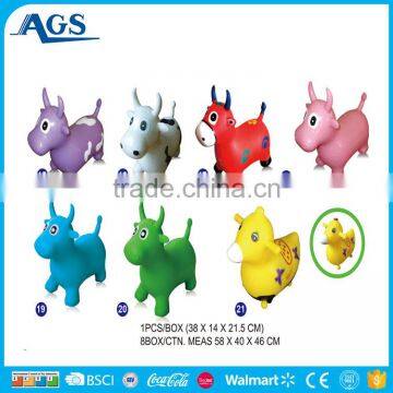 Customized adorable small cattle inflatable animal toy