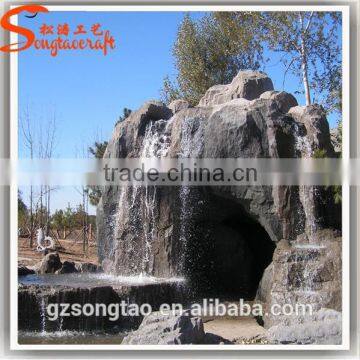 Chinese Fiberglass Outdoor Fountains and Glass Waterfalls With Pumps Artificial Decorative Small Garden Water photo-3