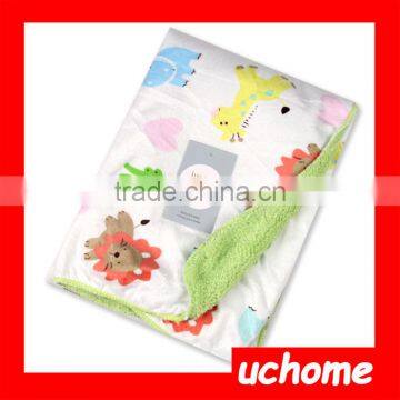 UCHOME Newborn Baby Blanket/Baby Outdoor Blanket/Soft Plush Infant Blanket photo-3