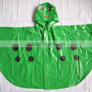 kids rain poncho/children rain poncho