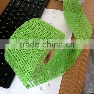 Vintagec Rustic Mesh Jute Hessian Sash Colored photo-2