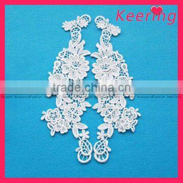 2013 Fashion cotton FLOWER neckline lace patch for scarf WLS-276