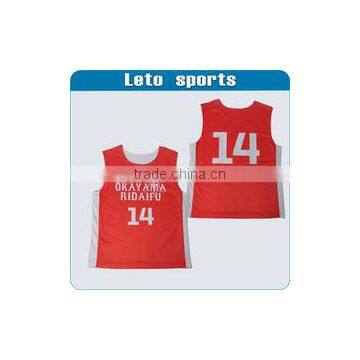 red reversible high quality sublimation basketball jerseys for team