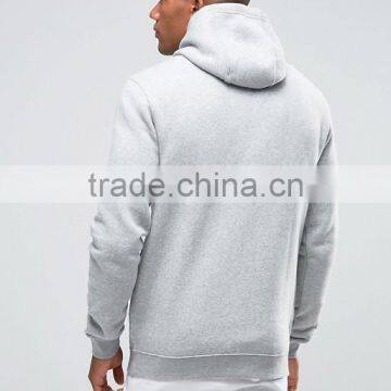 High Quality Custom With Drawstring Hood Side Pockets Grey Men's 80% Cotton, 20% Polyester Casual Breathable Zipper Up Hoodies photo-2