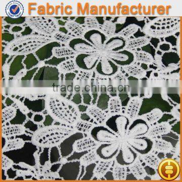 cicheng textile wholesale fashion african french lace fabric/water soluble lace fabric/ chemical lace