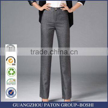 2017 spring and autumn new high waisted skinny pants occupation suit pants middle-aged straight pants custom