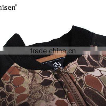 China Fashion Style Camo Men Hunting Bomber Jacket photo-3