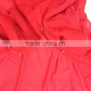 Good Quality of Latest Designs Flower Trimming Red T-shirt Factory Closeout photo-5