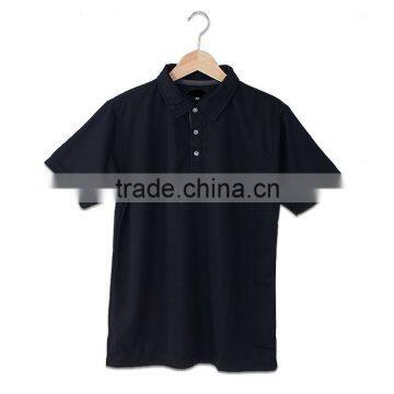 Black polo t shirt for men,custom polo shirt design