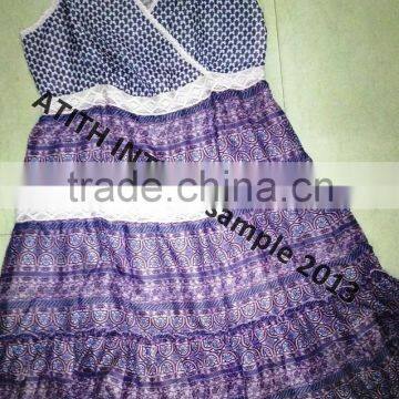 Cotton New Fashion Ladies Mini Dresses photo-3