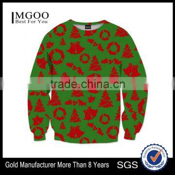 MGOO New Design Christmas Sweatshirt For Men Snow Season Clothing Sublimation Print Crew Neck Sweatshirt photo-6