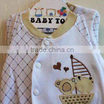 Simply Style Full Printed New Born Baby Girls Cotton Clorhing Set Winter 8 Pcs With Hanger Package 8TB1-56 photo-3