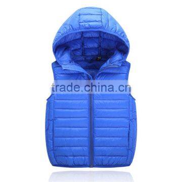 Custom Quality Boys or Girls Casual Clothes Autumn or Winter Kids Padded Down Vest photo-2