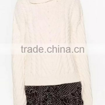 Runwaylover 2017 Latest Elegant Women Winter Clothes Warm Knitting Wool Pullover Sweaters