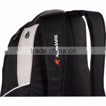 Connections 15" Computer Backpack - Zippered Main Compartment With Built-in Laptop Sleeve and Earbud Port and Features Your Logo photo-2