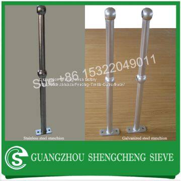 Factory Side offset angle left type stanchion for Albury