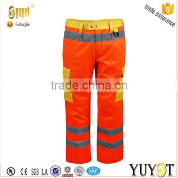 orange taped Hi-Vis multi tool pocket durable workwear trouser