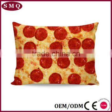 Home Decor Printed Pizza Shaped Funny Pillow for Sofa photo-2